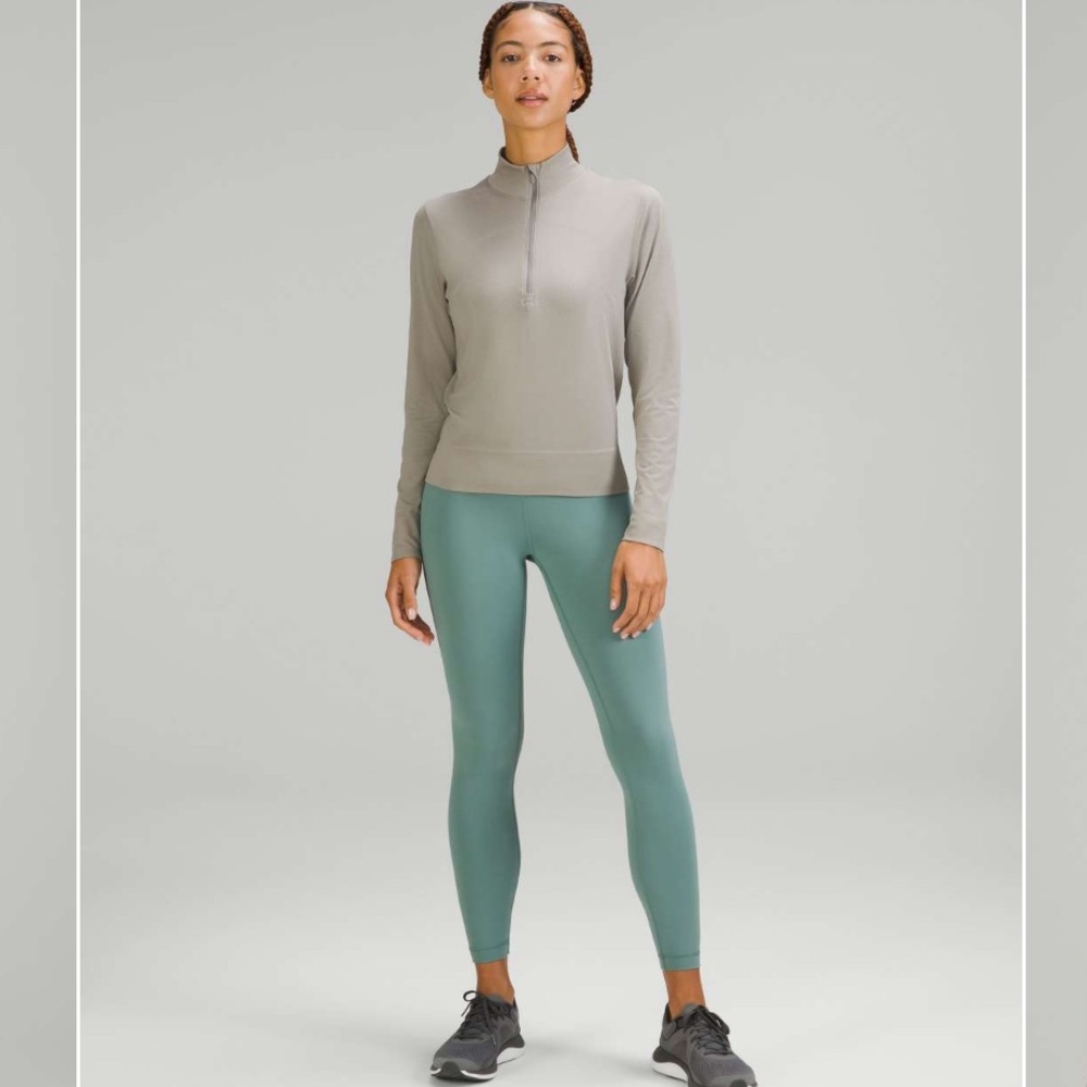 lululemon athletica - Swiftly Tech Light Gray Quarter-Zip Pullover